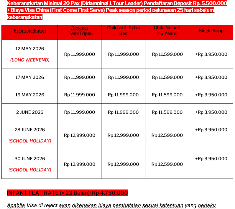 Best Deal Zhangjiajie
